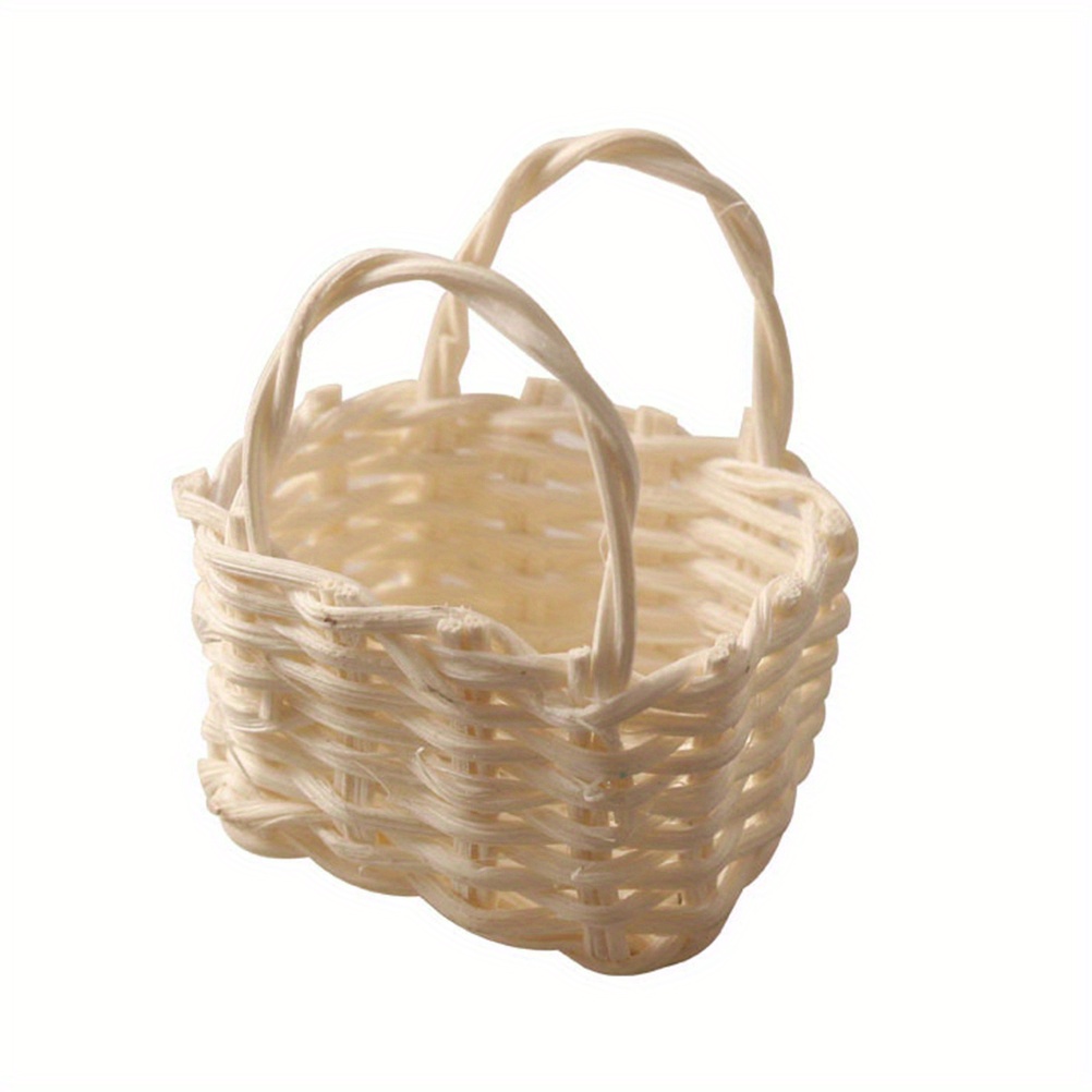 1:12 Dollhouse Miniature Storage Basket Food Vegetable Woven - Temu