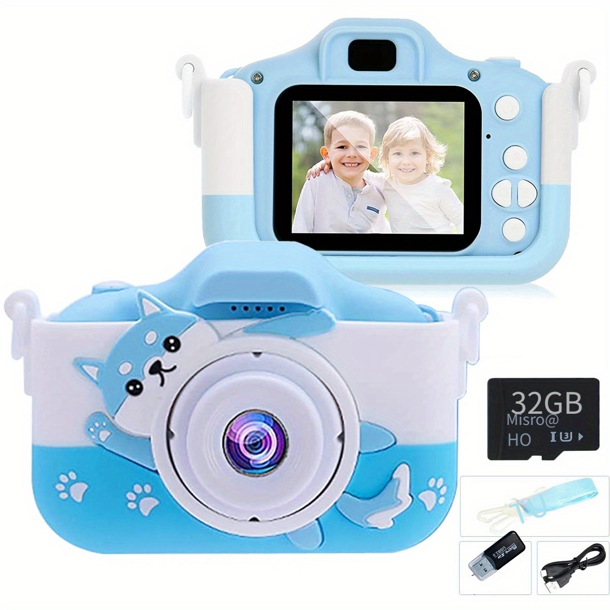 Cámara Fotográfica Infantil Con Pantalla 1080p HD Graba - Temu