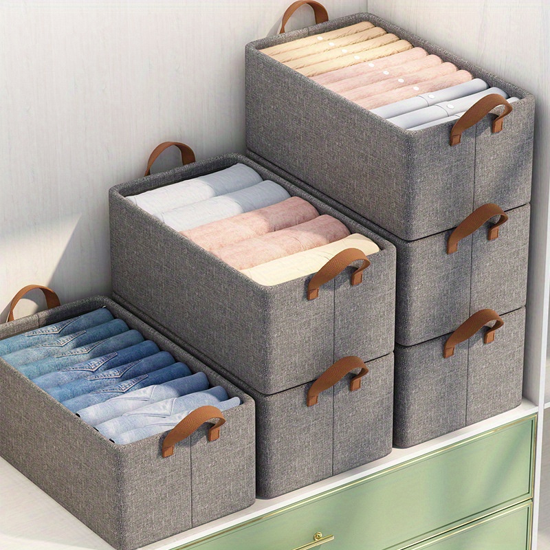 Storage Baskets For Organizing Fabric Organization Bins For - Temu