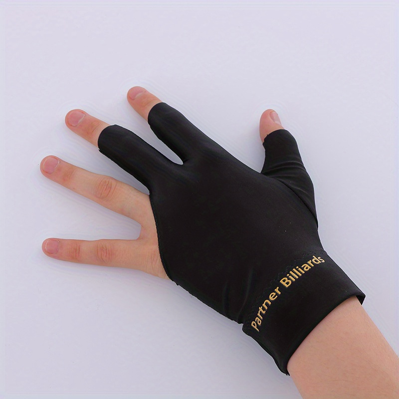 Gants de billard à trois doigts, gants de billard, gants de sport pour  snooker, magasins, main droite, gants de billard à 3 doigts, taille  universelle pour - AliExpress