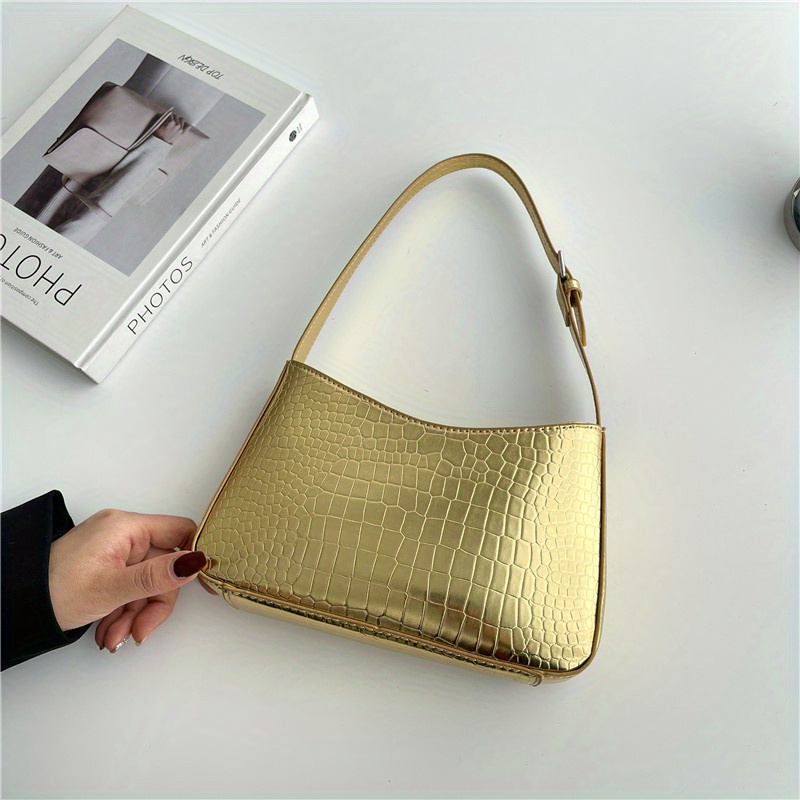 Shoulder bag with embossed design