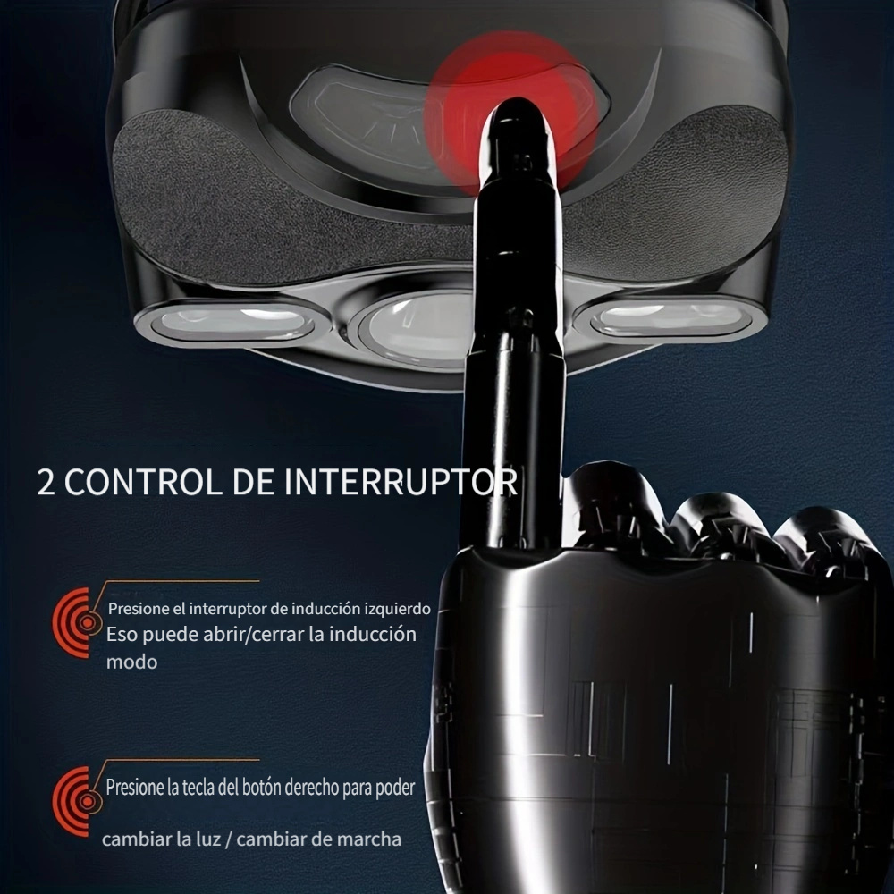 1/2pcs Linterna Frontal Led Sensor Movimiento Lámpara Cabeza - Temu Chile