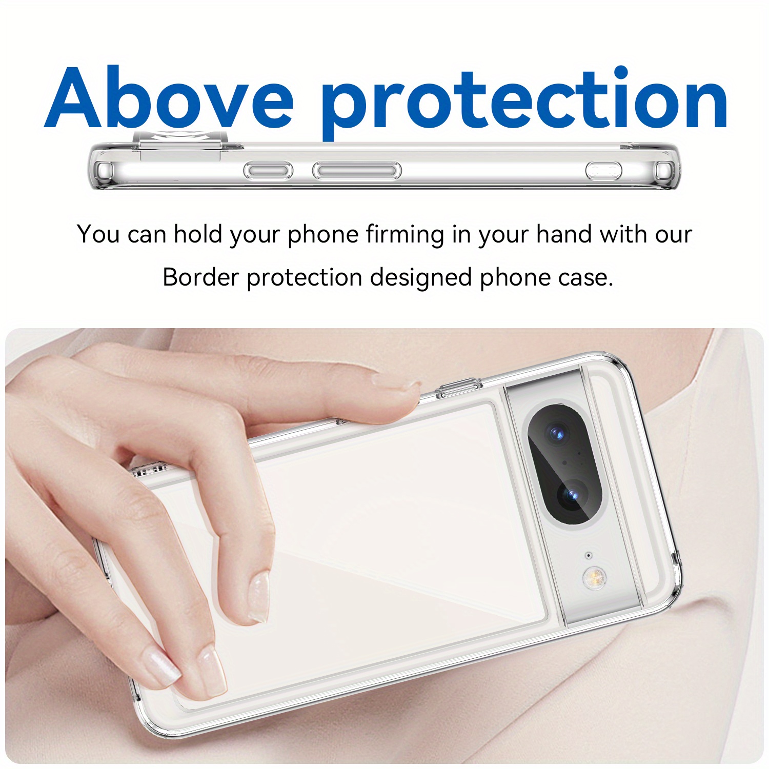 anti yellow anti scratch clear acrylic phone case for 8 8 pro 5g protect your phone with style details 3