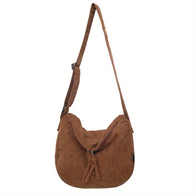 Large Besace Suede Cross Body Bag