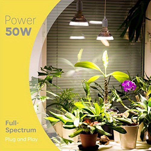 Grow Lights For Indoor Plants 72 Leds Full Spectrum 3 Heads - Temu