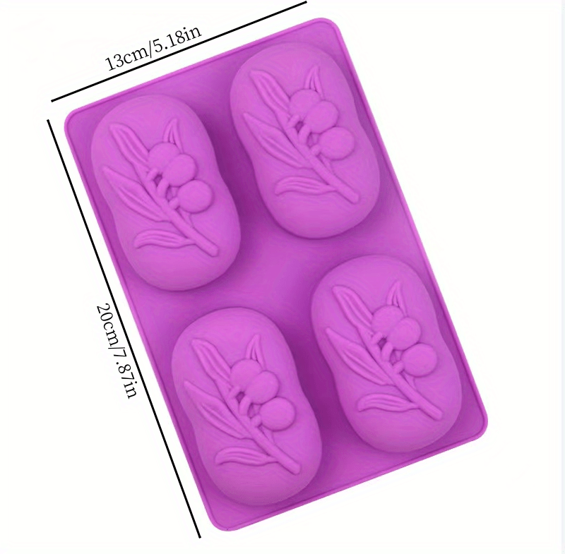 Zittop Silikonform Rosenblume – 6x6x2,5 Cm, Für Schokolade, Fondant, Polymerton