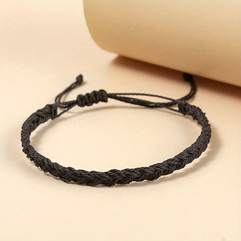 Twist Leather Bracelet  Fast Delivery Crafted by Silvery