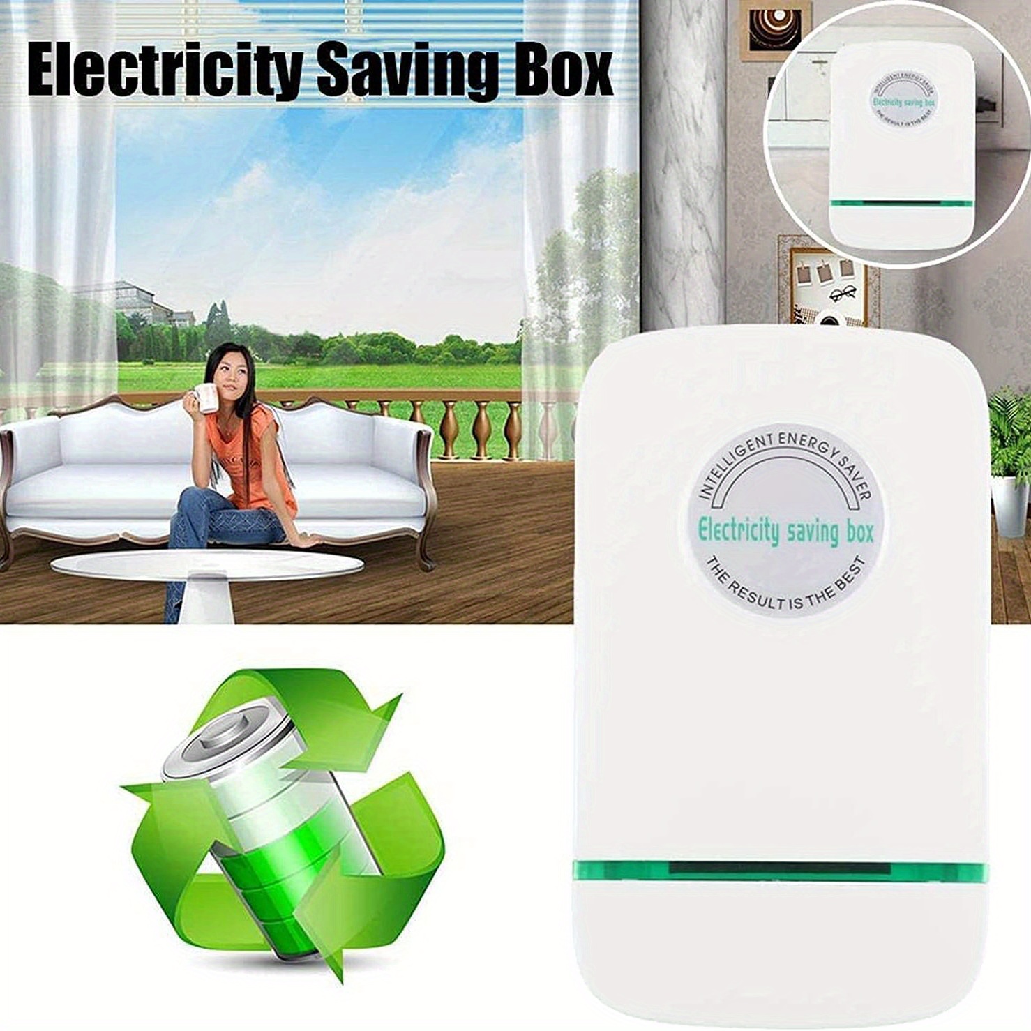 Power Saver Energy Saver Electricity Saving Box Household - Temu