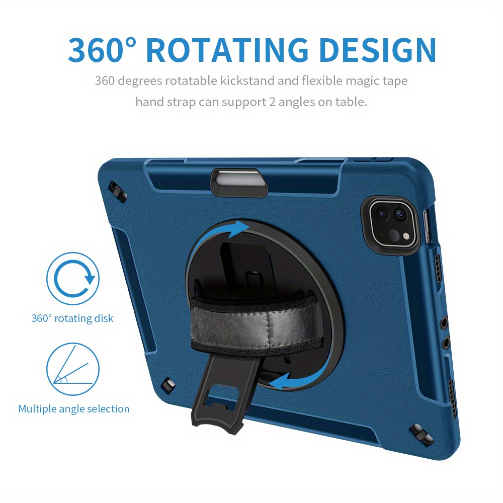 Upgraded Military Grade Case For Ipad Pro 11 2018/2020/2021, With