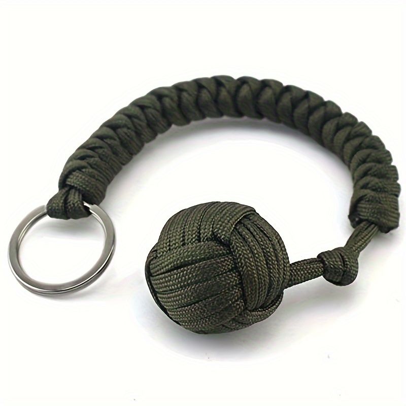 Porte-clés De Boule De Corde De Paracorde Extérieure, Kit De Survie D'edc  Lanière De Cordon Porte-clés D'urgence Militaire Pour La Randonnée Camping  - Temu Belgium