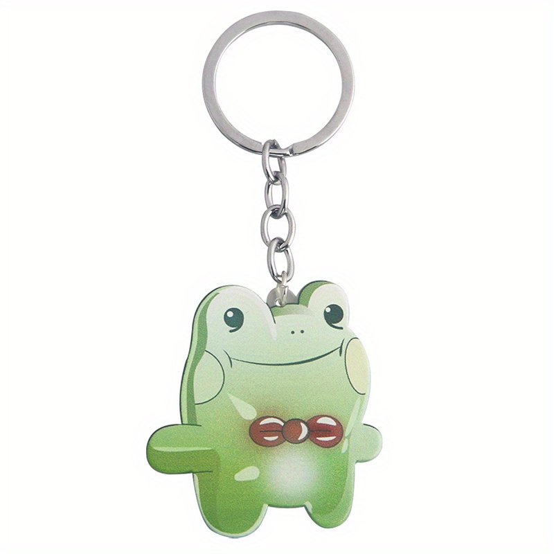 Cartoon Funny Frog Keychain For Men Fashion Accessories For