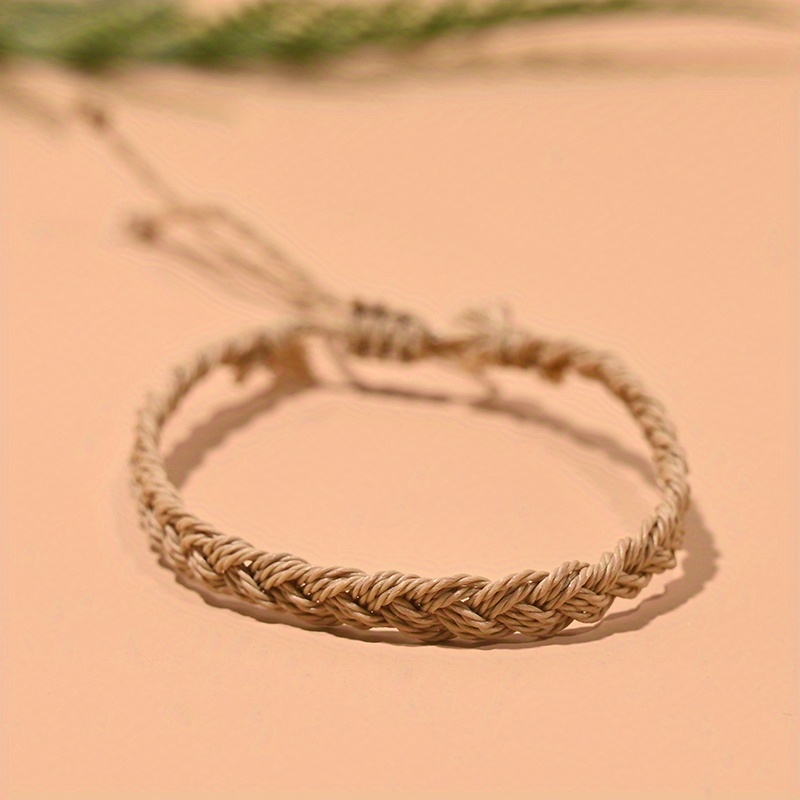Macrame Bracelet, Waxed String Bracelet, Surfer Bracelet, Beach Bracelet,  Hand Knotted Bracelet, Thread Bracelet, Macrame Cord Bracelet. 