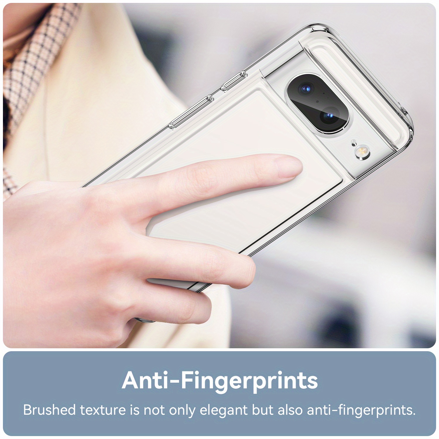 anti yellow anti scratch clear acrylic phone case for 8 8 pro 5g protect your phone with style details 4