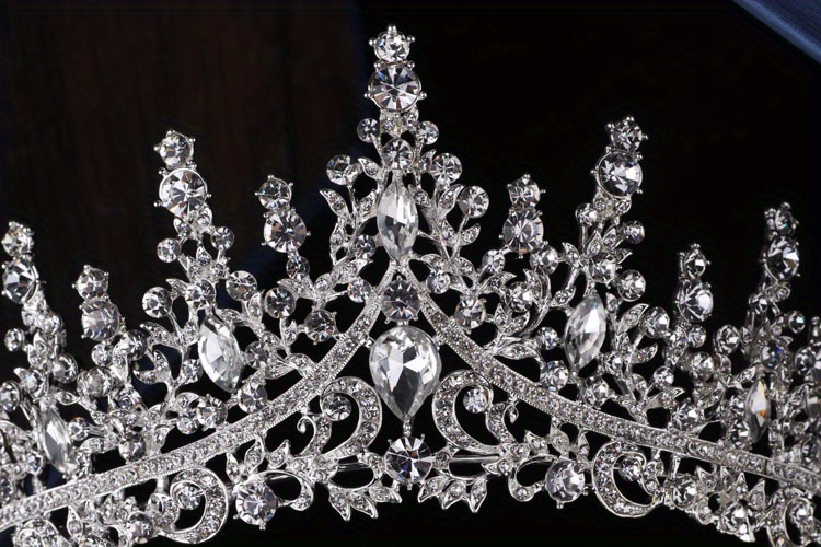 барокко корона свадебные украшения ободок свадебное платье аксессуары корона ожерелье серьги детали 2