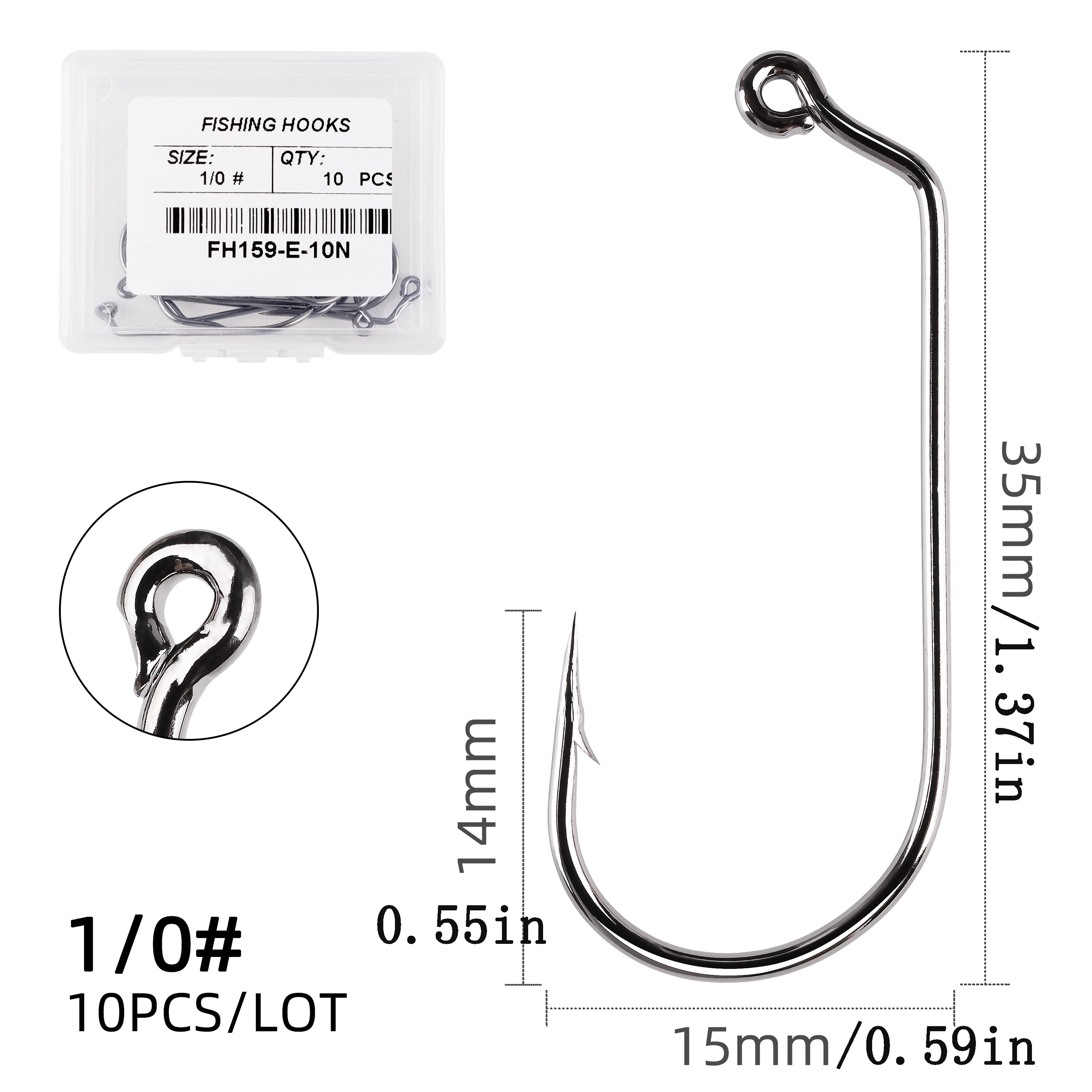 60 Degree Angled Barbless Jig Hook High Carbon Steel Hooks - Temu Australia