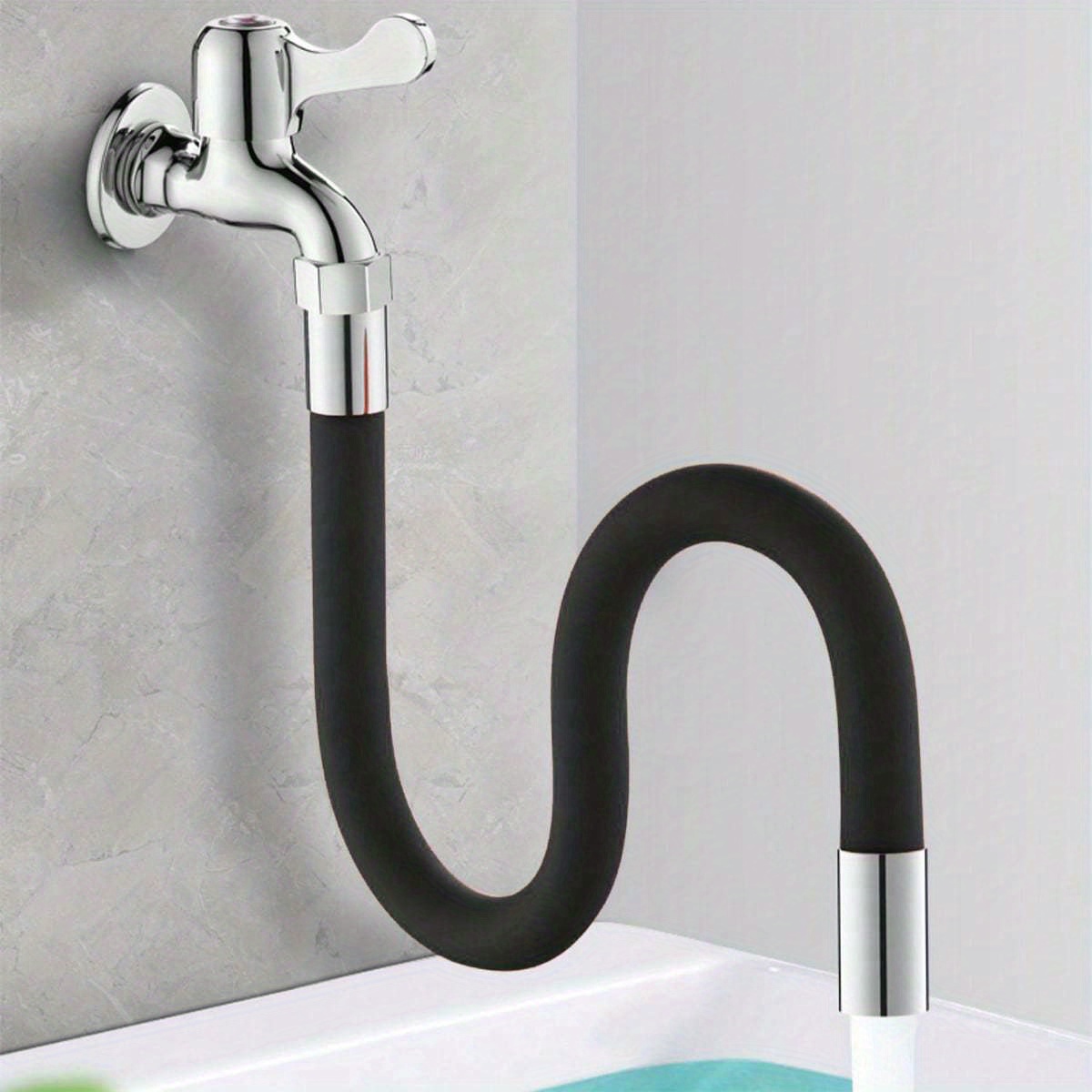 Rallonge de robinet de 20 cm de long Tuyau d'extension de robinet à 360  degrés Pour la cuisine, la salle de bain et l'extérieur - Cdiscount  Bricolage