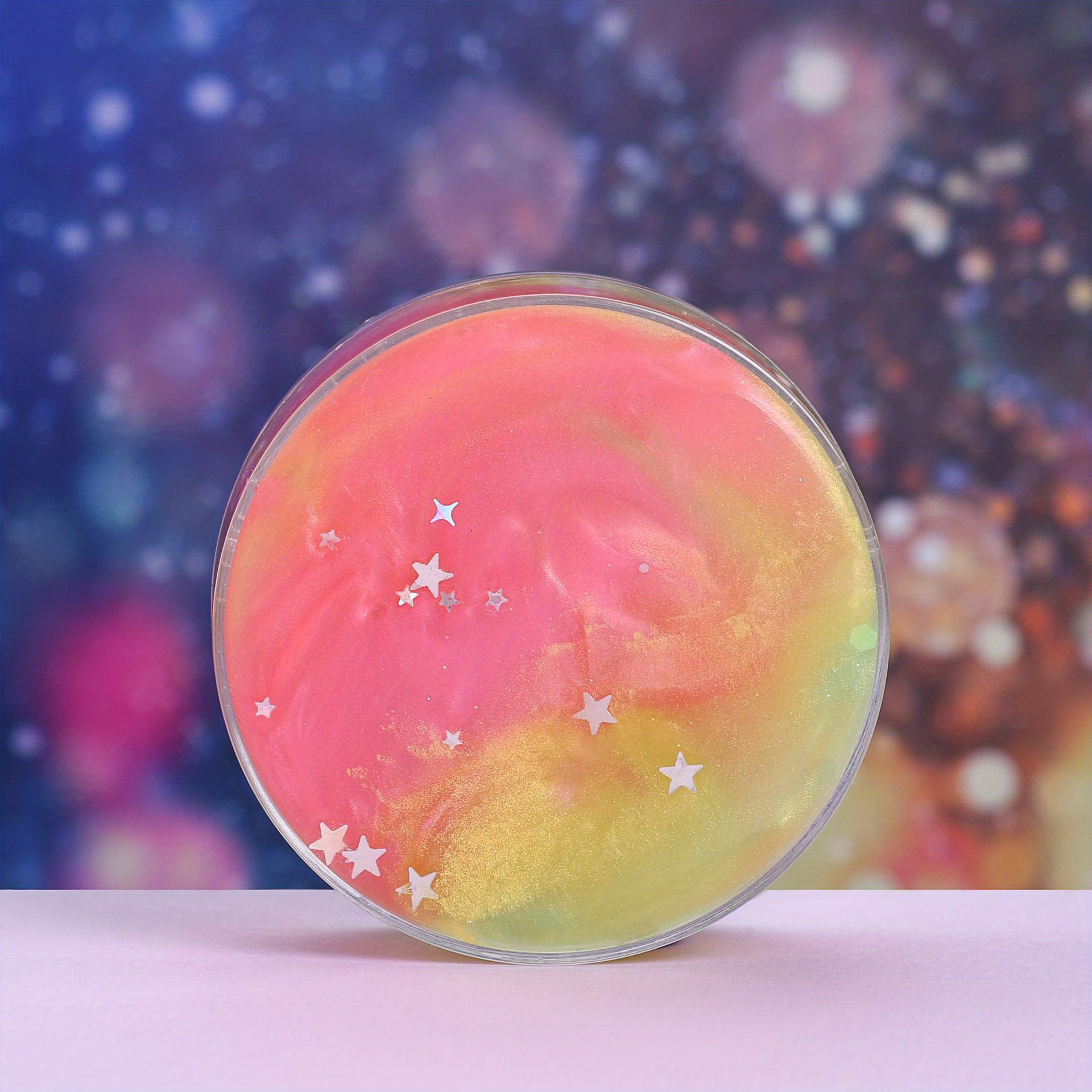 1Pc Random Color Ball Crystal Starry Slime Cloud Glue Soft Polymer