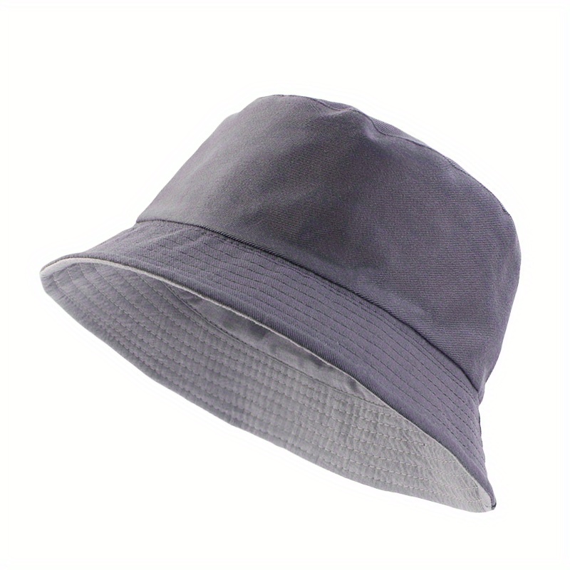 Plain Foldable Bucket Fisherman Hat, Beanie For Women Men Fashion Soild Color Summer Hunting Hiking Outdoor Camo Sun Caps