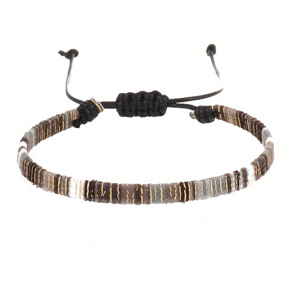 Colorful Woven Bracelet Anklet for Men