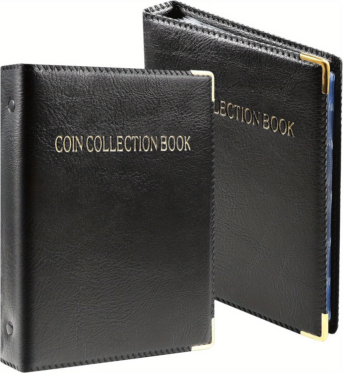 Livre de collection de pièces de monnaie en cuir à 480 - Temu Canada
