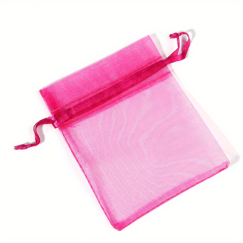 10pcs Bolsas Hilo Bolsas Organza Cordón Color Caramelo Bodas - Temu Chile