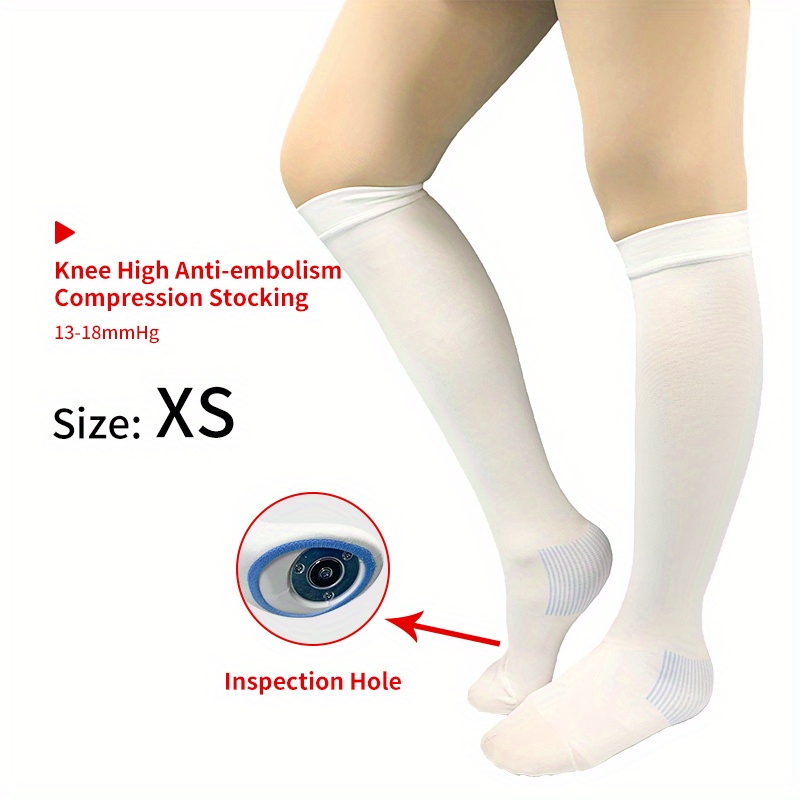 Ships Free] TED Knee High Open Toe Anti-Embolism Compression Stockings