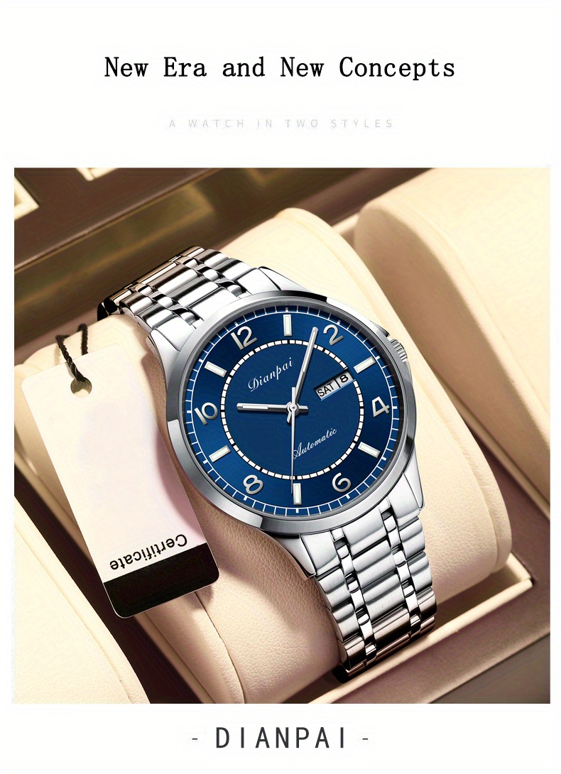 Business Casual Mens Watch Mechanical Watch Automatic Waterproof Watch