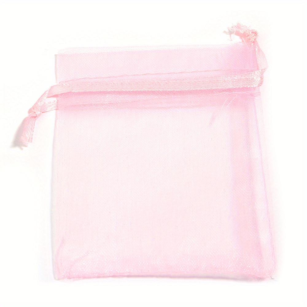 Yarn Bags Candy Color Organza Drawstring For Wedding Candy - Temu