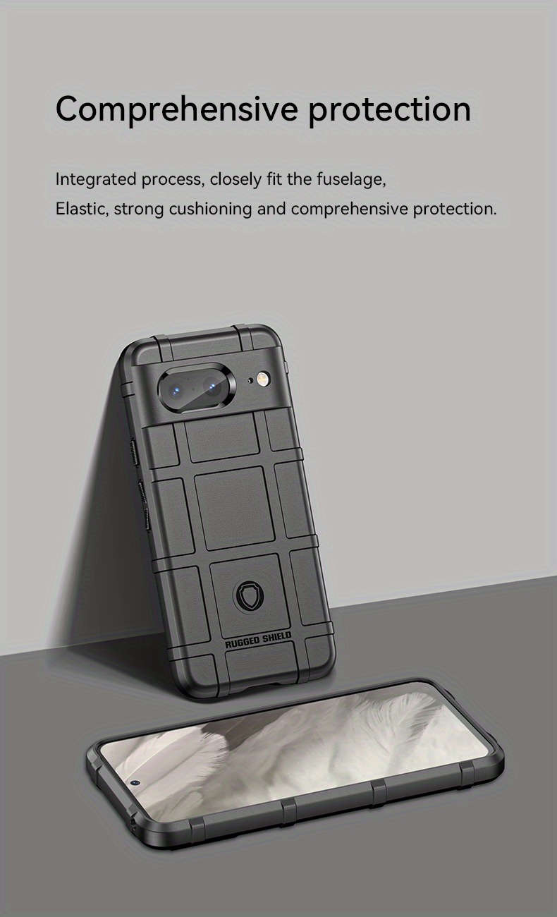 Rugged Shield Shockproof Mobile Cover Phone Case Google Temu