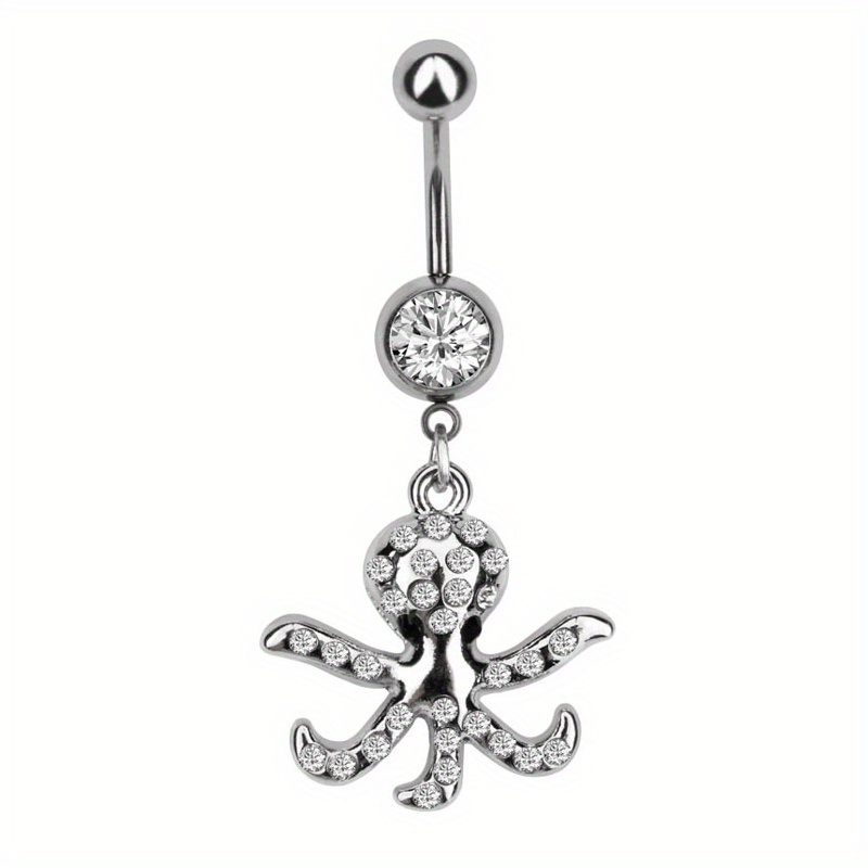 Octopus belly clearance button ring