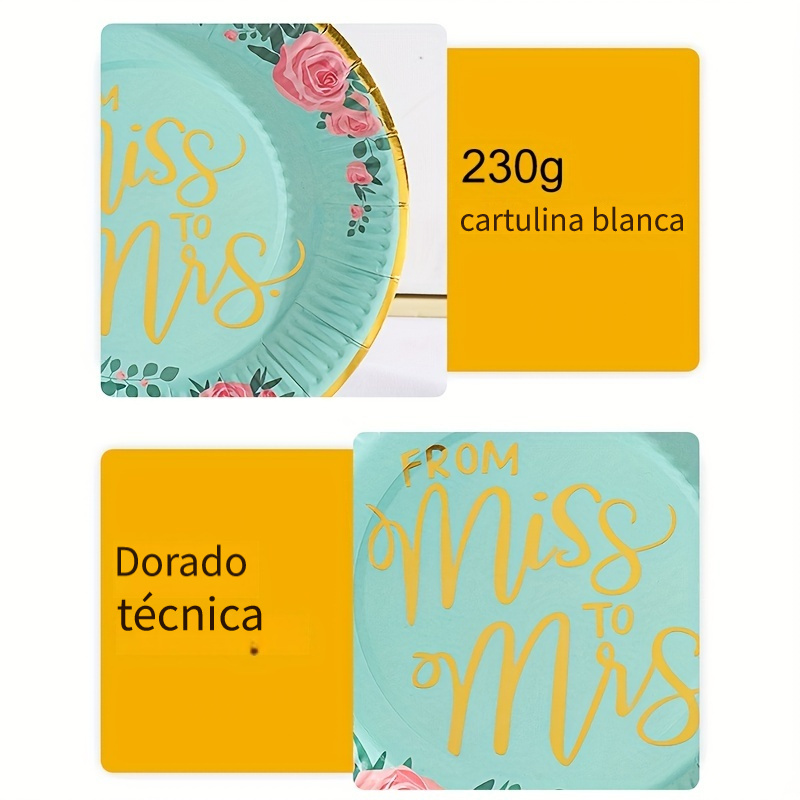 20pcs 7/9-inch Platos De Papel Desechables Para Comida, Platos De  Cumpleaños Para Barbacoa Y Pasteles, Platos De Papel Gruesos, Platos De  Papel Para Frutas - Temu