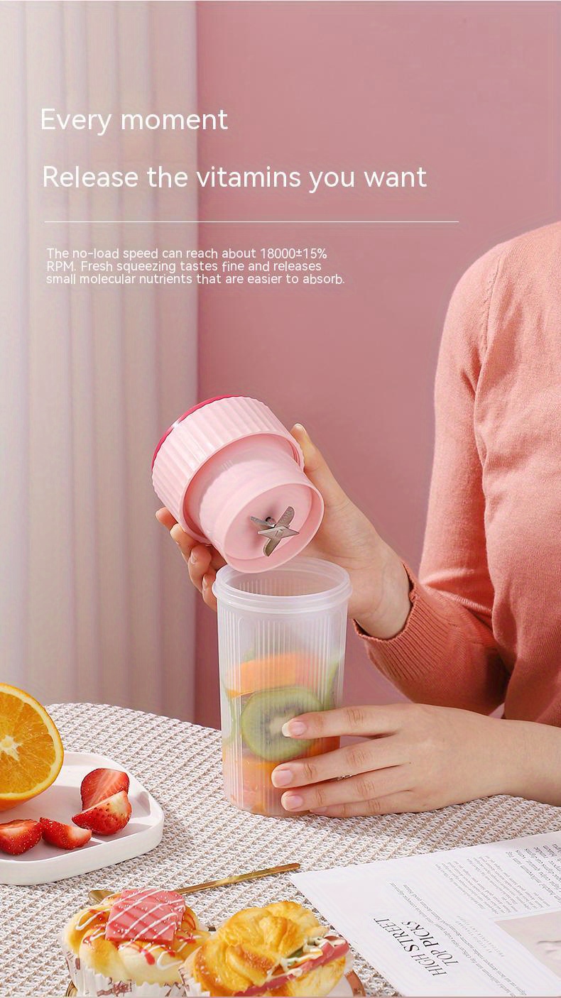 1pc citrus juicer household small portable fruit electric juicer cup juice maker mini multifunctional juicer details 3
