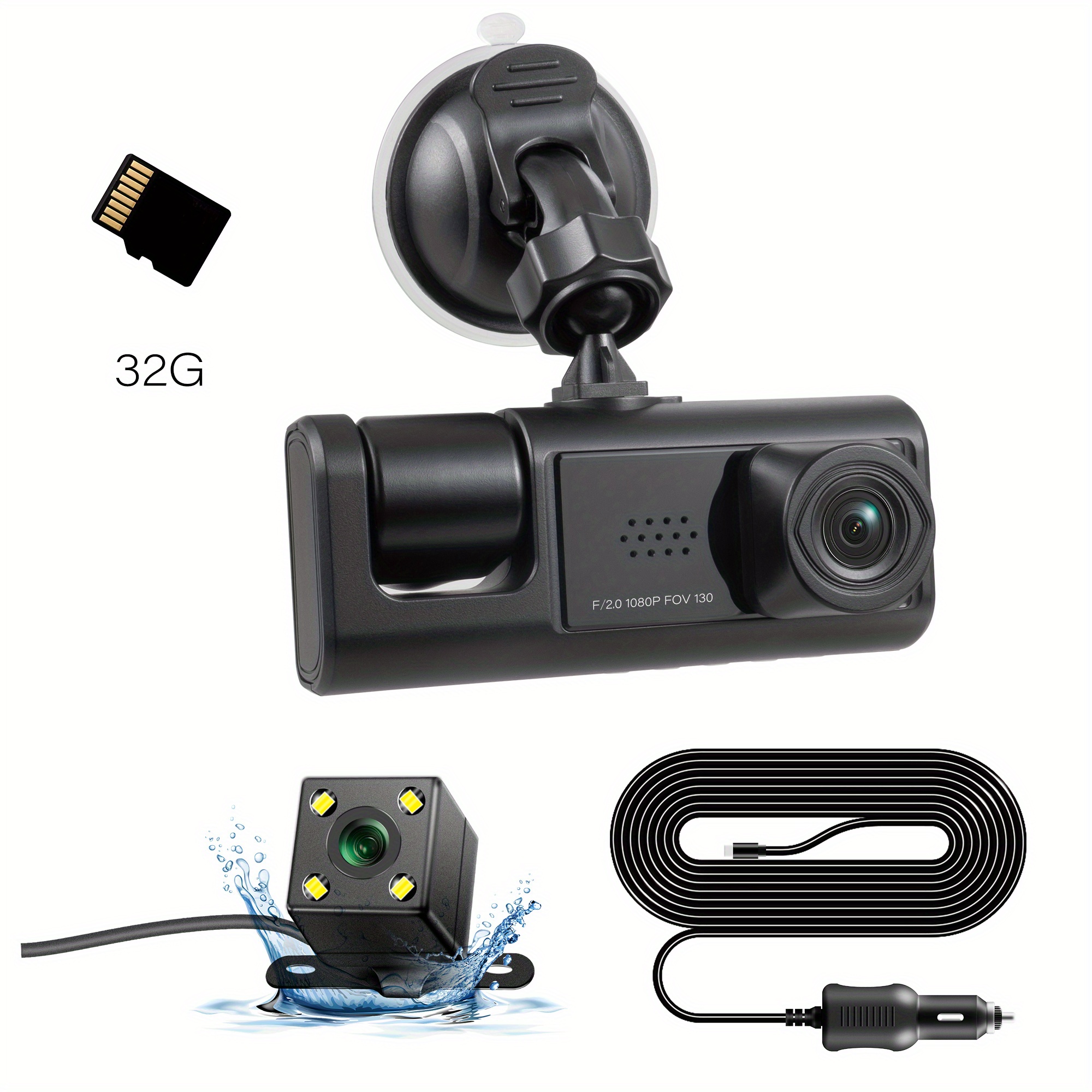 Dash Cam for Trucks and Uber Drivers - HD PRO MKII Super Wide  Lens Captures More - iOS Android App - Nightvision - Sony Sensor &  Capacitor by WheelWitness : Electronics
