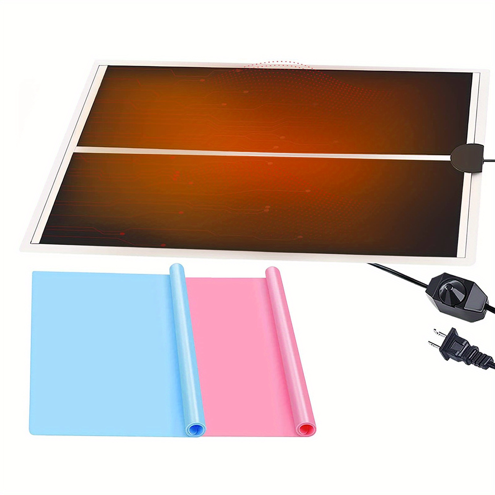  Resin Curing Mat,45W Resin Heating Mat with Timing and