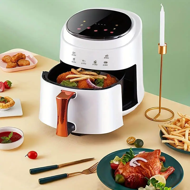 8 liters 2 gallons home air electric fryer machine electric oven integrated multifunctional automatic intelligent oil free air fryer details 0