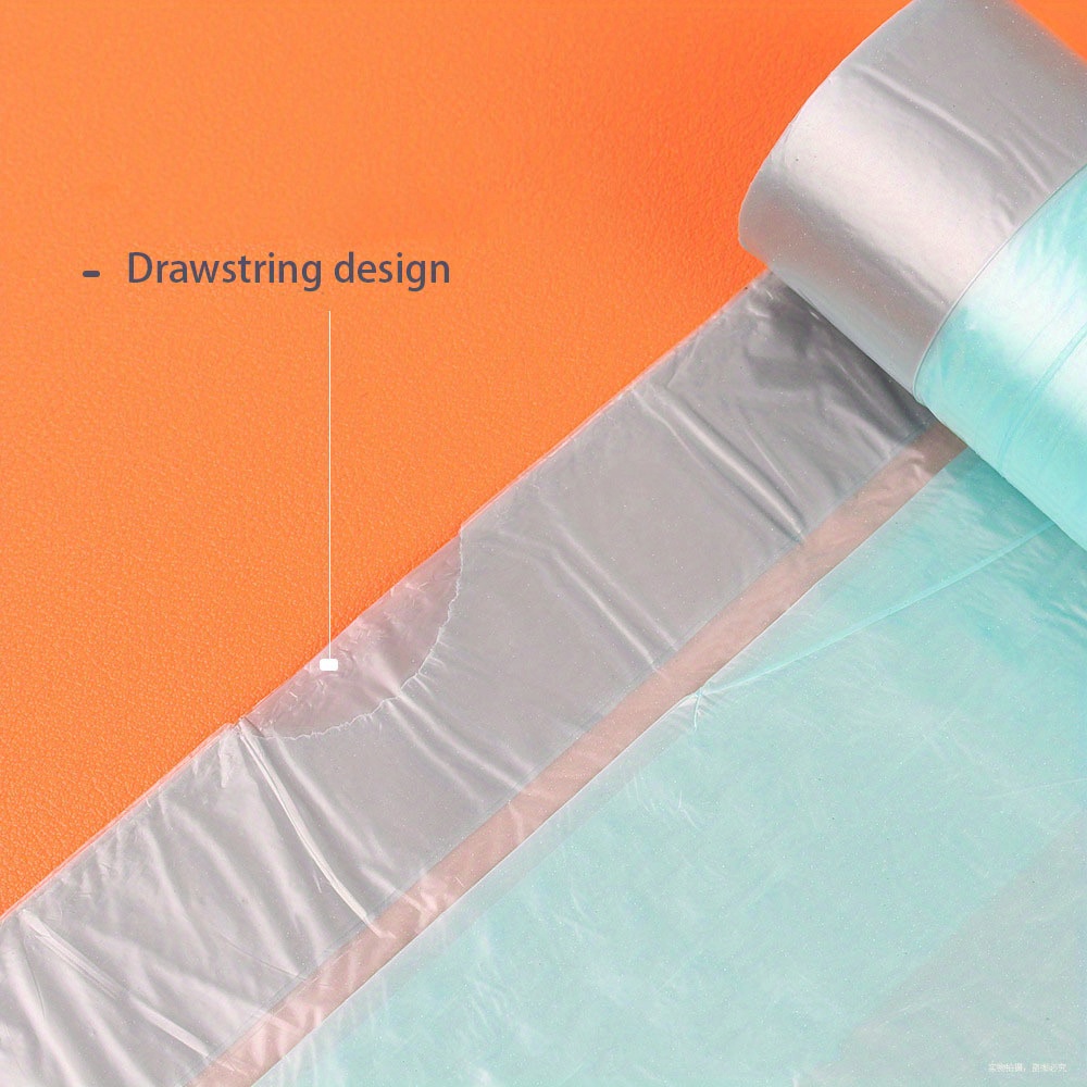 Portable Drawstring Automatic Closure, Drying Plastic Bags, Garbage