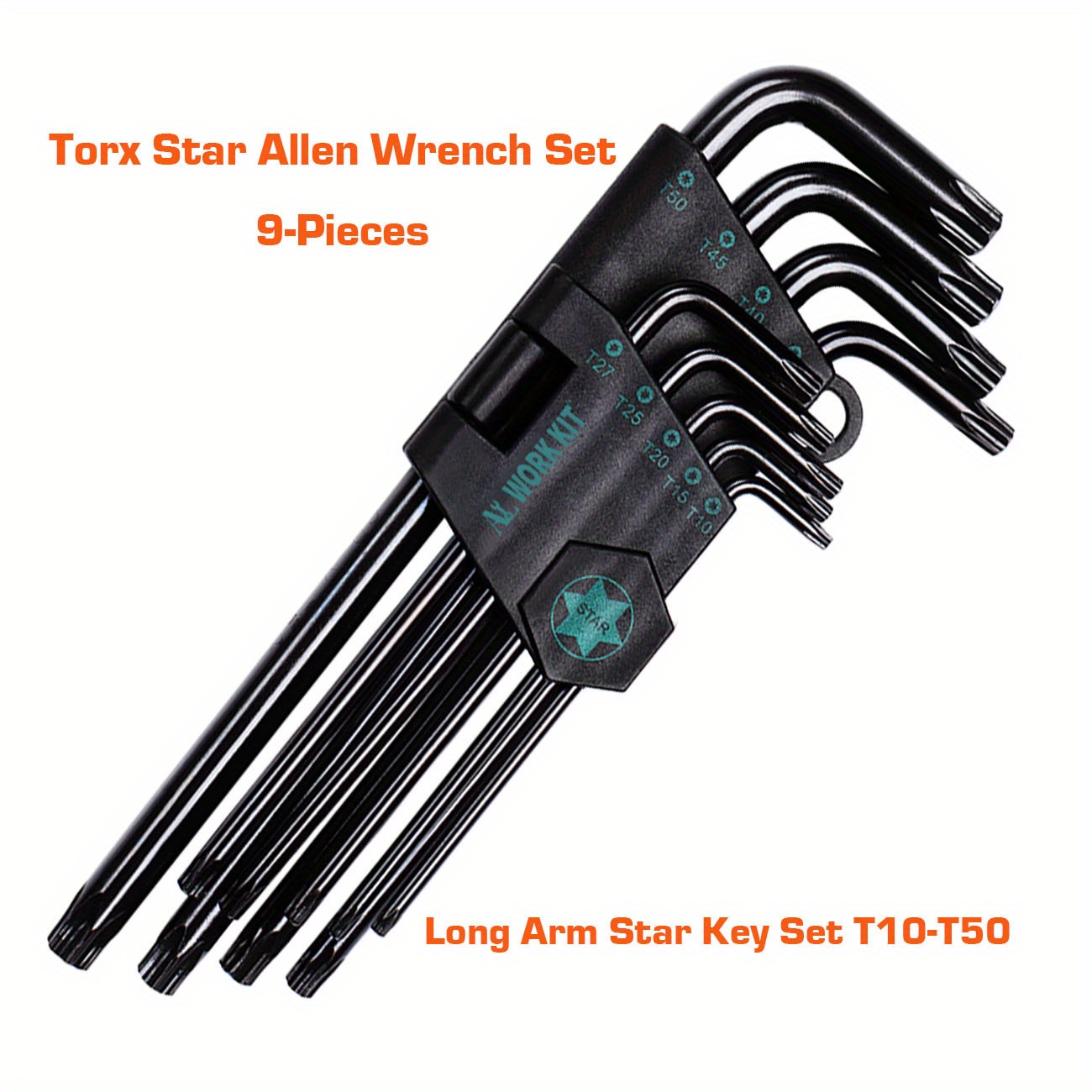 Long Arm Hex Key Set Ball Torx Star Keys Changeover Handle - Temu