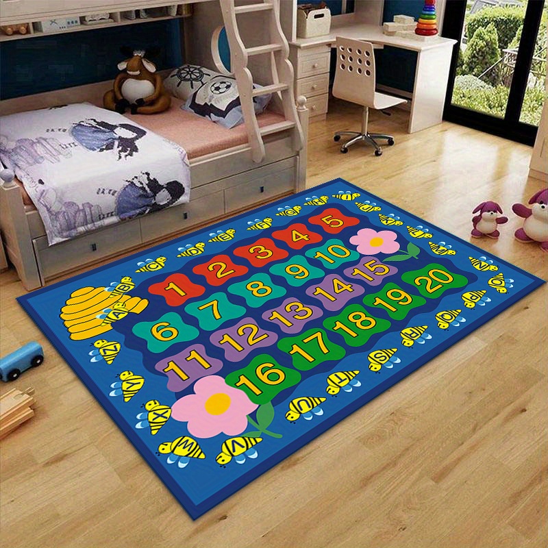 Numbers Educational Learning And Fun Play Rug, Soft Carpet, Suitable For  Bedroom, Classroom And Playroom Mat, Machine Washable Non-slip Waterproof  Floor Mat, Home Decorations For Hotels/restaurants - Temu Philippines