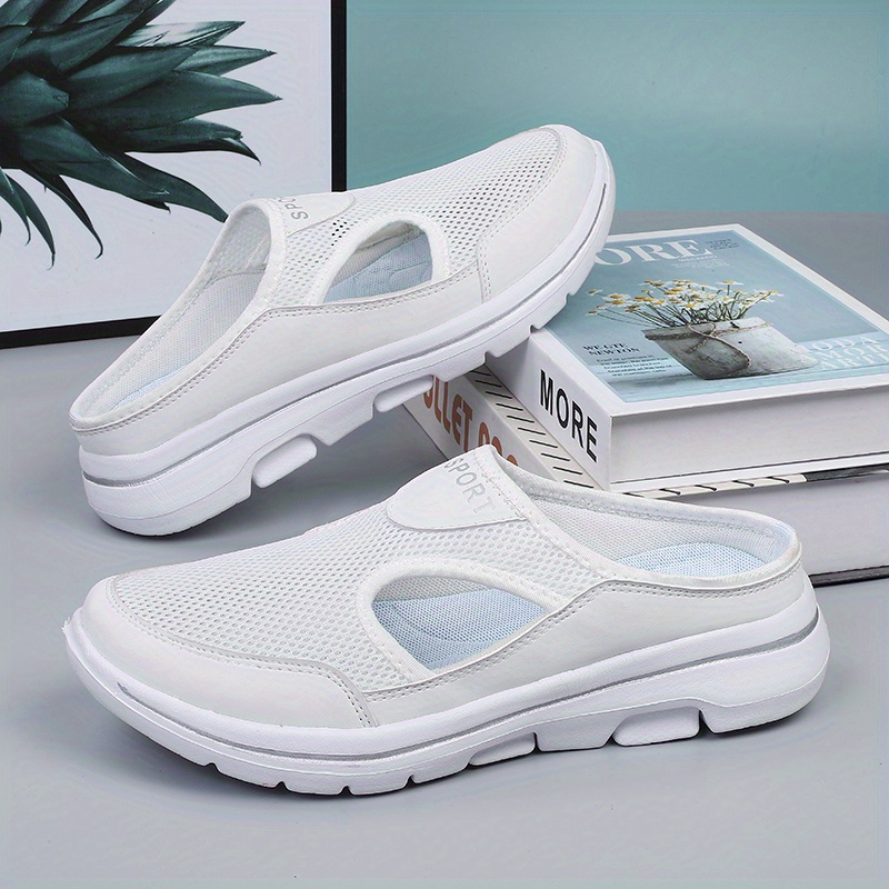 Summer Slip On Mesh Half Shoes For Men Women Slippers Men Casual Sh