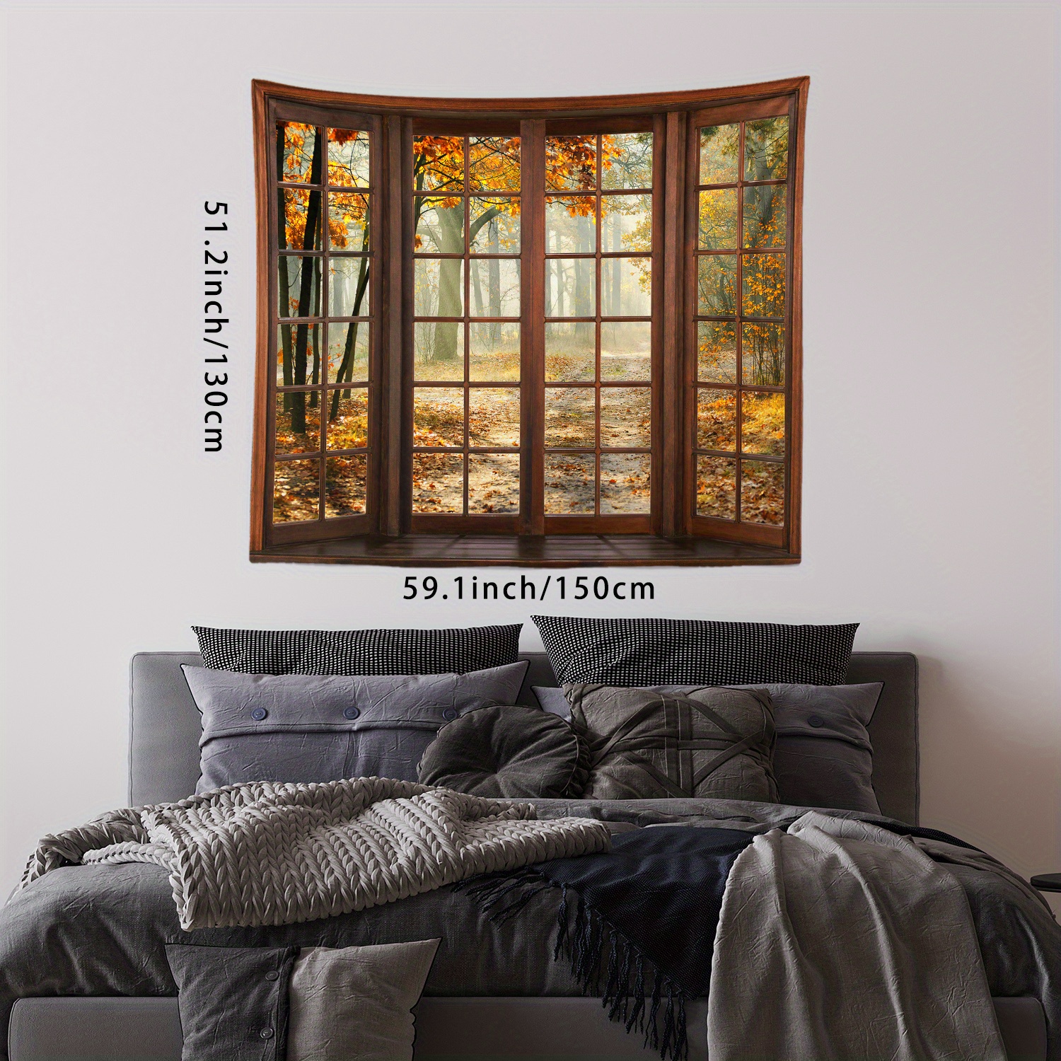 Tapestry discount on window