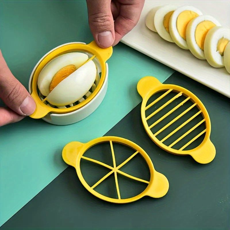 3 In 1 Egg Slicer for Hard Boiled Eggs Easy To Cut Egg Into Slices Egg  Cooking Tool Multifunctional Mold Cutter Artifact Gadgets - AliExpress