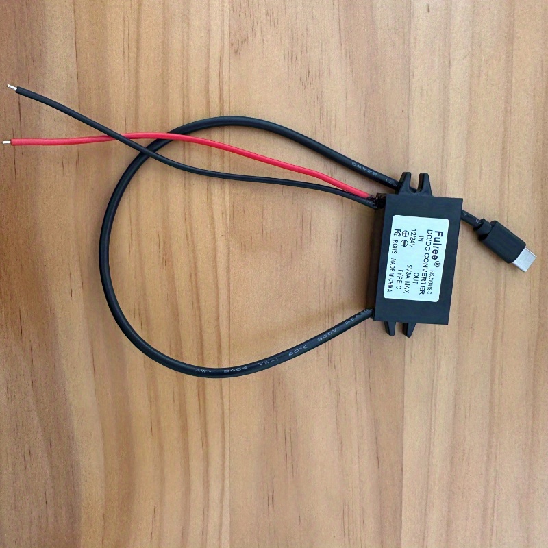 1pc 12v 24v 5v Mini Micro Usb C Step Down Power Converter - Temu