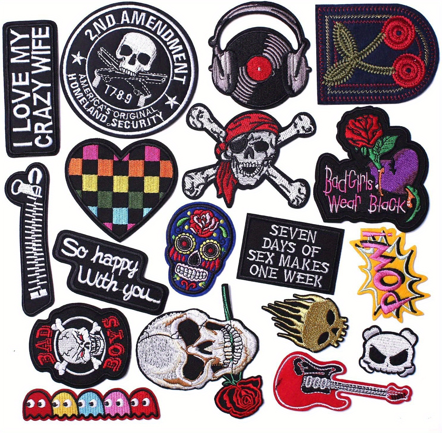 Punk Not Dead Embroidery Patches On Clothes Stickers Diy - Temu