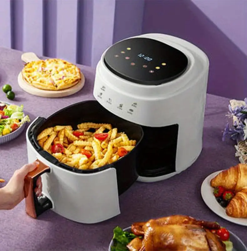 8 liters 2 gallons home air electric fryer machine electric oven integrated multifunctional automatic intelligent oil free air fryer details 3