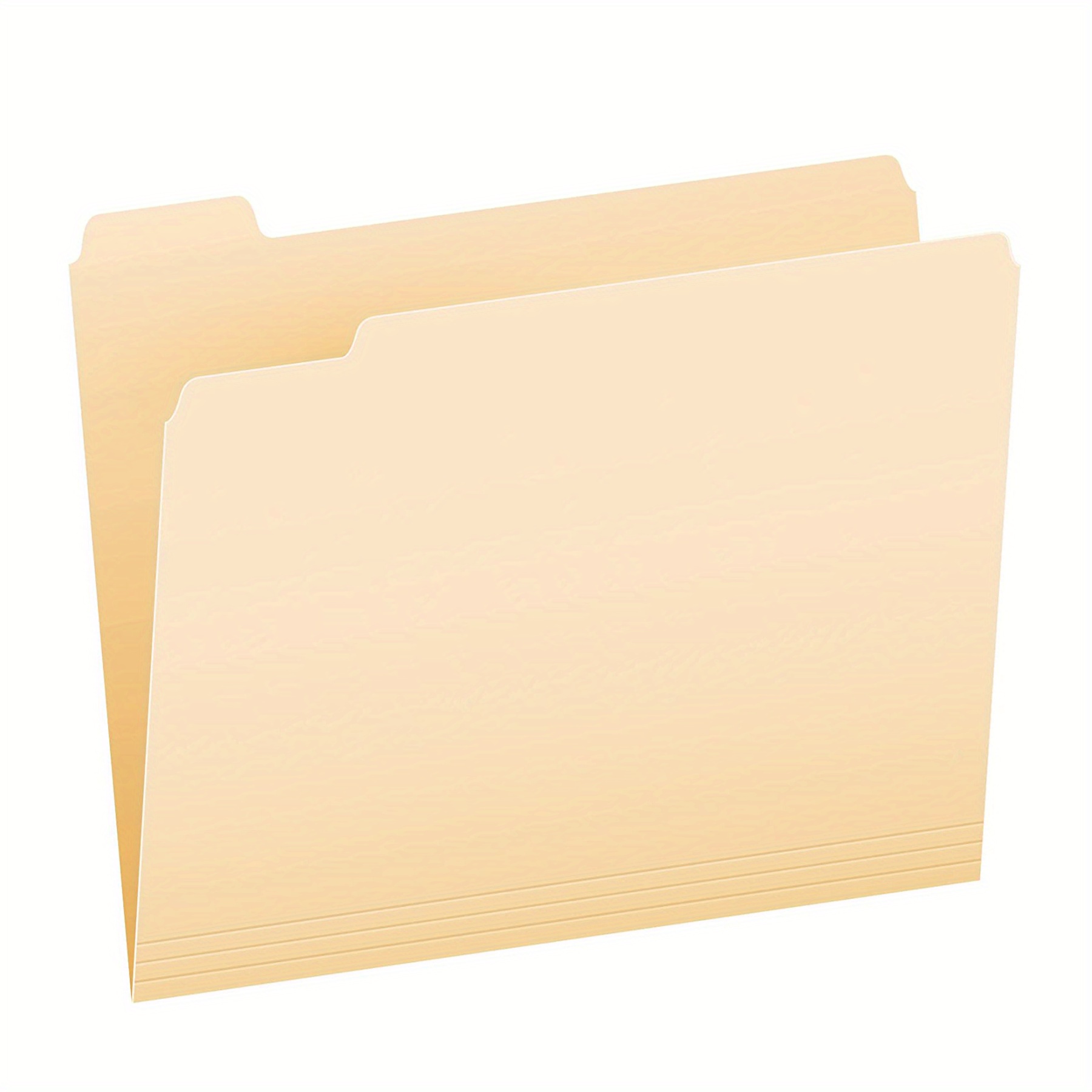 Organize Home School Office Files 1/5 Cut Top Tab Manila Temu