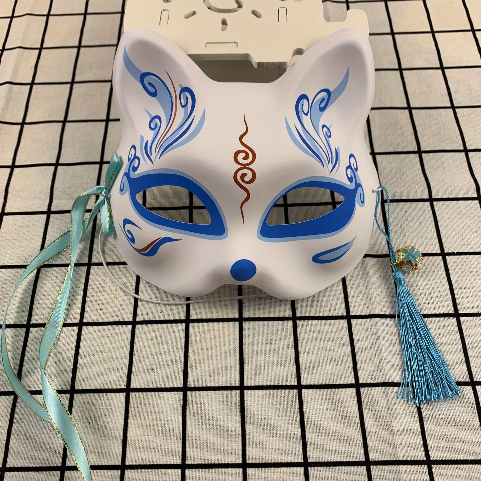 LIQUID Anime Demon Slayer Foxes Mask Hand-painted Japanese Mask