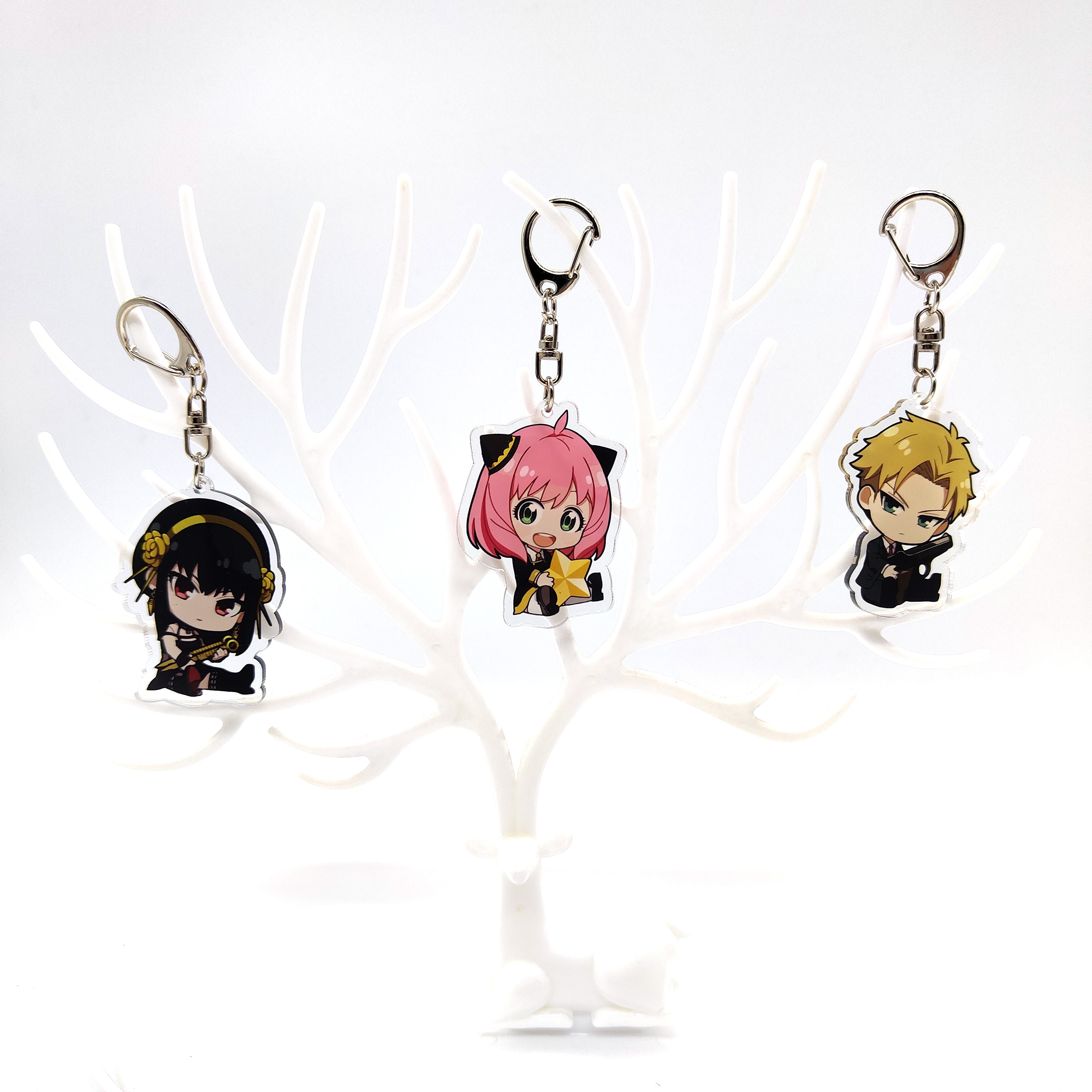 Anime Acrylic Keychains Anime Periphery Accessories Cute Bag - Temu