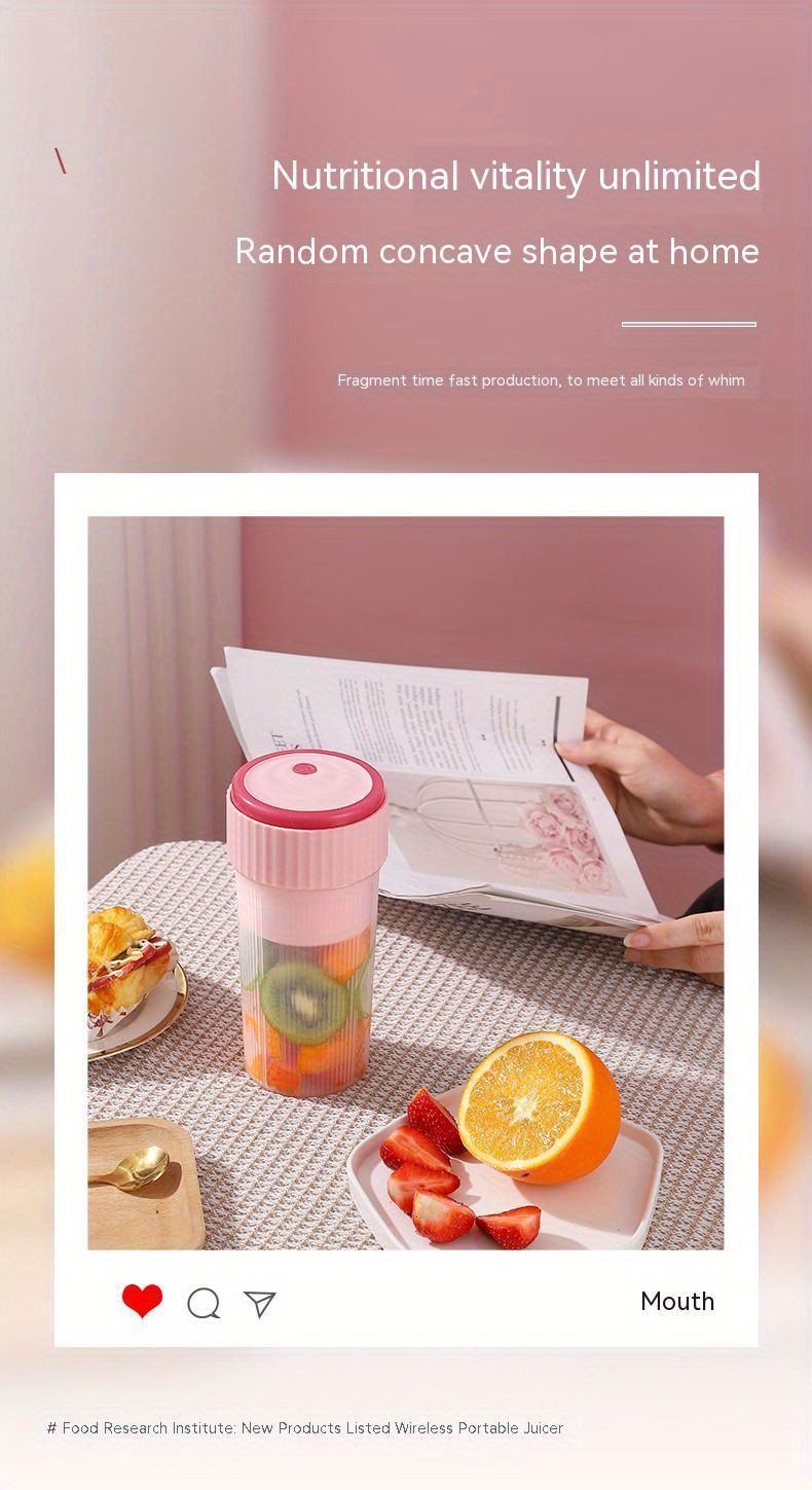 1pc citrus juicer household small portable fruit electric juicer cup juice maker mini multifunctional juicer details 4