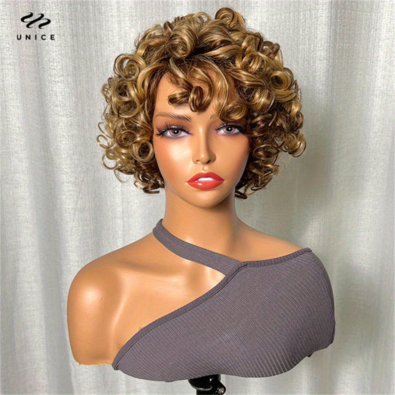 Big curly human hair hot sale wigs