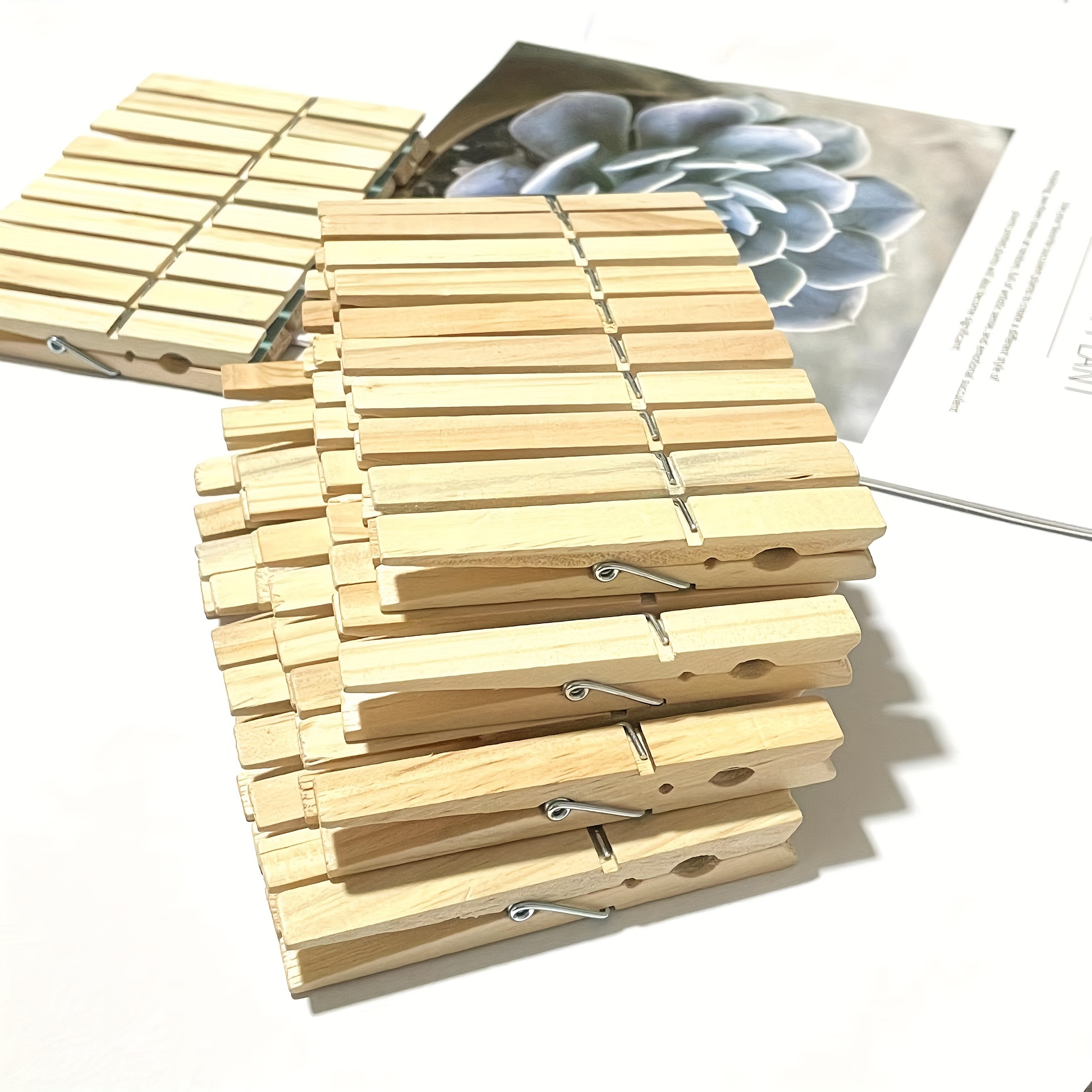 100PCS Colored Wooden Clothespins, 1.18inch Mix Color Clothes Pins for Clip  Pictures Photos Decorative, Small Colorful Wood Decoration Closepins Clips  